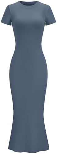 Dresses for Women 2024 Summer Maxi Casual Long Elegant Bodycon Trendy