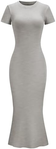 Womens Dresses Summer Maxi Casual 2024 Long Elegant Bodycon Trendy Ladies