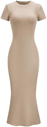 Long Dresses for Women Casual Summer Maxi 2024 Elegant Bodycon Trendy