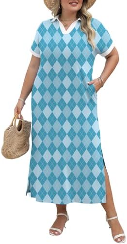 Maxi Dress for Women Beach Vacation Casual Sundresses for Women 2025 Polo