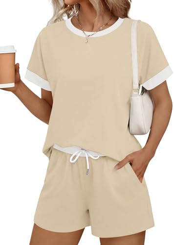 2 Piece Shorts Set for Women Matching Sets Women Clothing Summer Travel