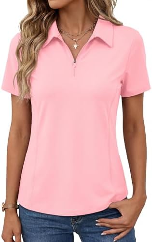 Women's Polo Shirts Short Sleeve Quick Dry UPF 50+ Sun Protection