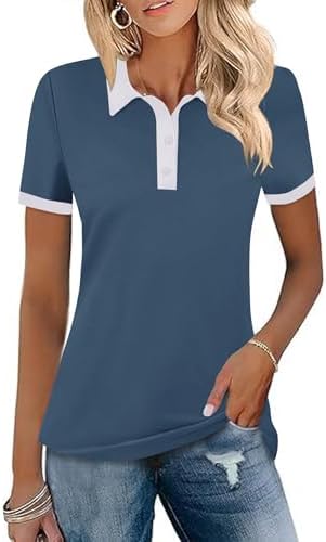 Women's Polo Shirts with Collar Short Sleeve Tennis Golf Shirts